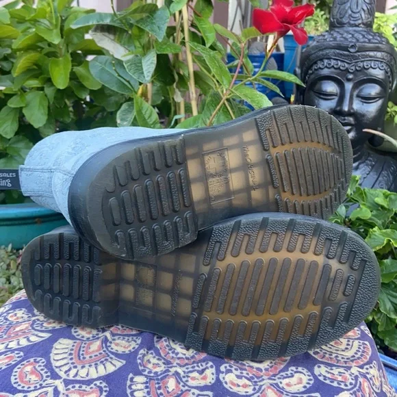 Rare Dr. Martens 1460 Brocade Velvet Paisley Boots - Picture 9 of 16